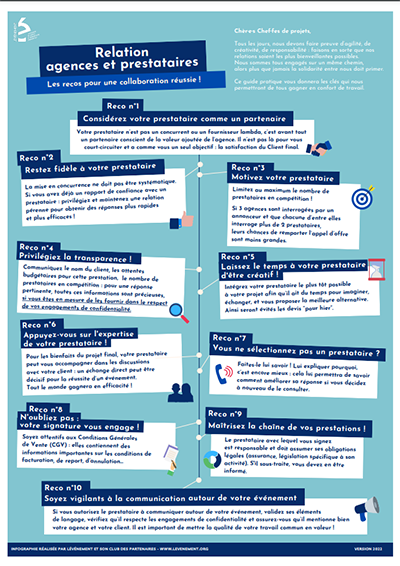 Guides de la relation prestataires et agences